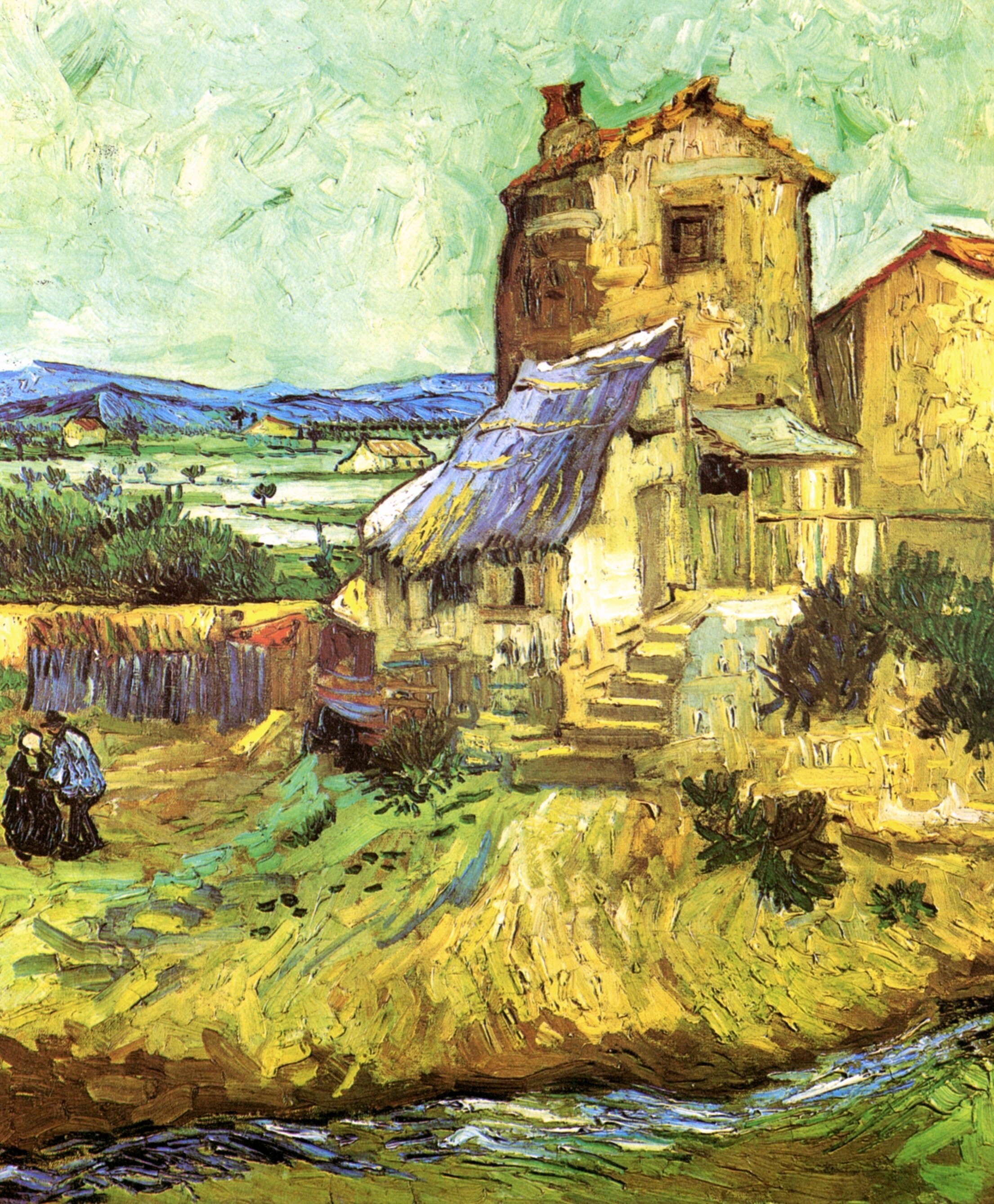 Картина Ван Гога Старая мельница 1888